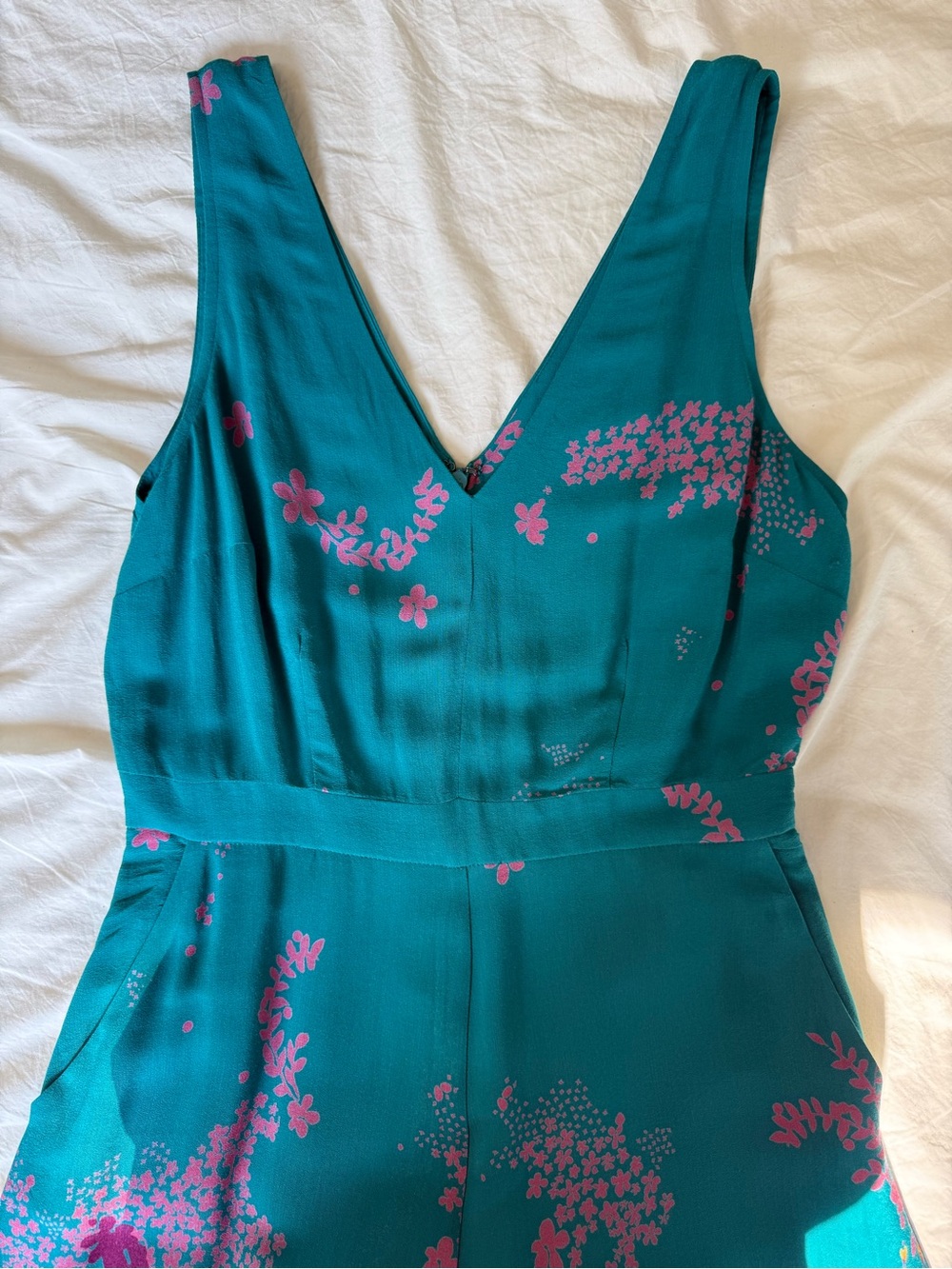 Anthropologie Maeve Andalusia Jumpsuit with pockets, Size: 4 - Picture 4 of 6